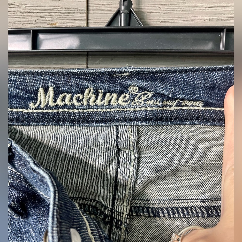 NWT Machine Distressed Denim Jeans from Modern Vintage Boutique Sz 9 - Picture 10 of 12